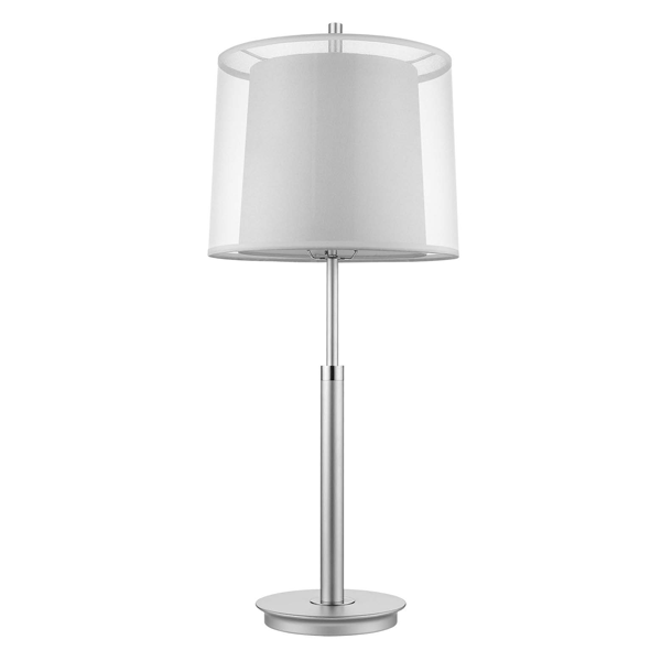 Nimbus Table Lamp Metallic Silver/ Polished Chrome