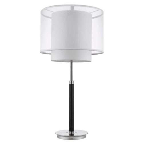 Roosevelt Table Lamp Espresso/ Brushed Nickel