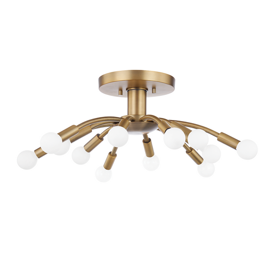 Tristan 12-Light Semi Flush Mount