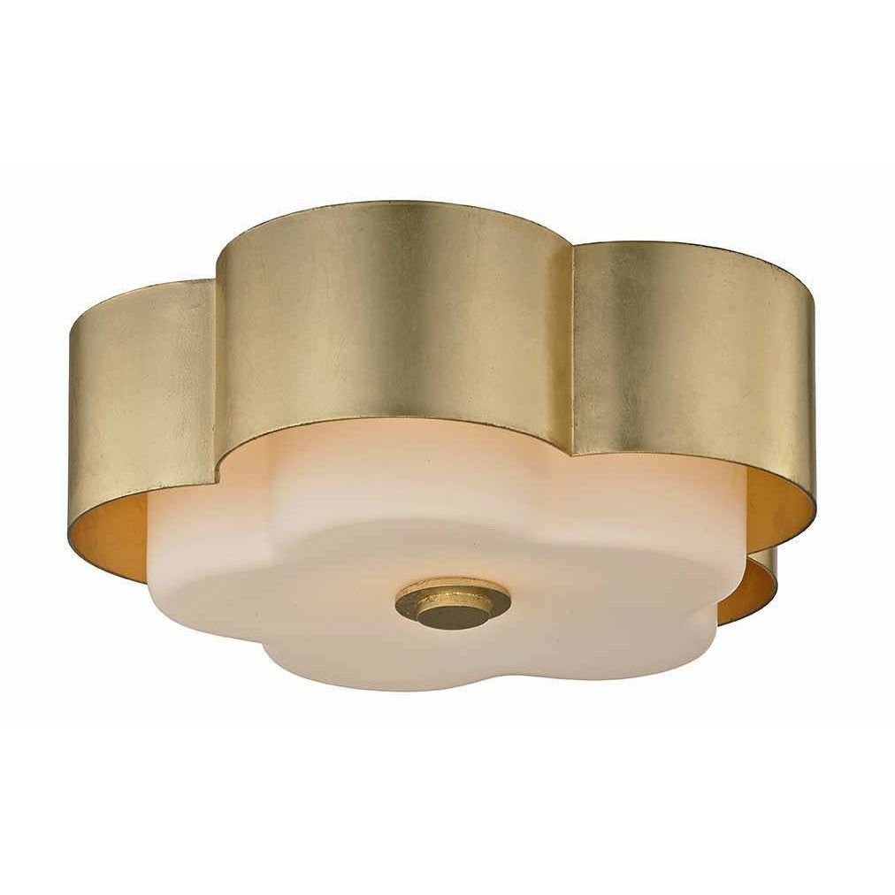 Allure Flush Mount Gold Leaf