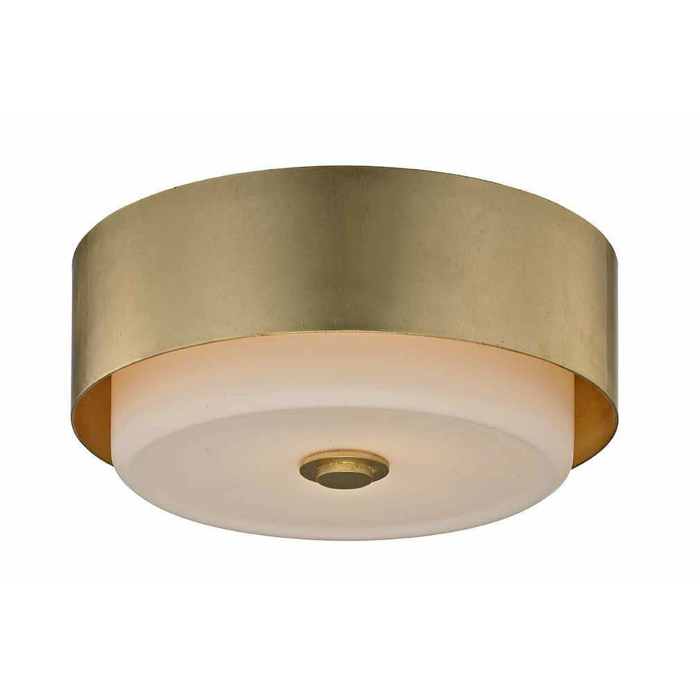 Allure Flush Mount Gold Leaf