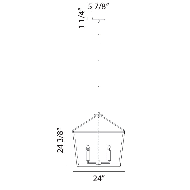 Mavonshire 4-Light Chandelier