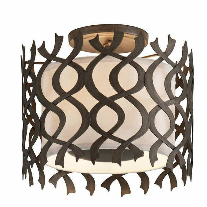 Mai Tai Semi Flush Mount Cottage Bronze