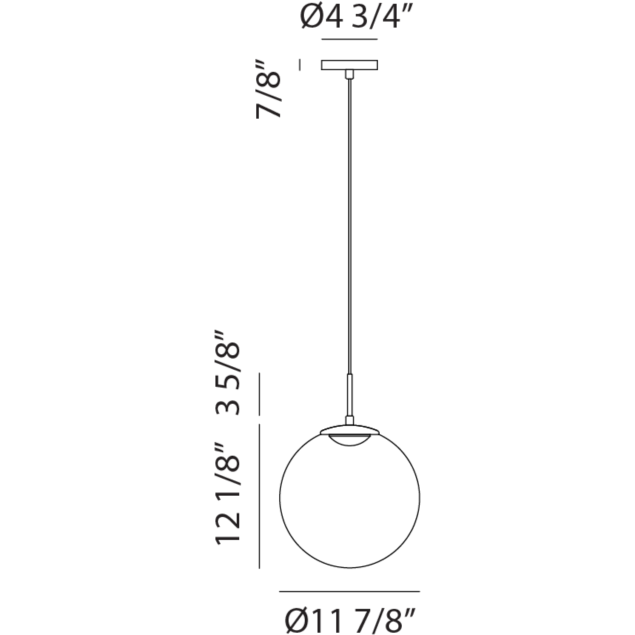 Boble 12" Pendant