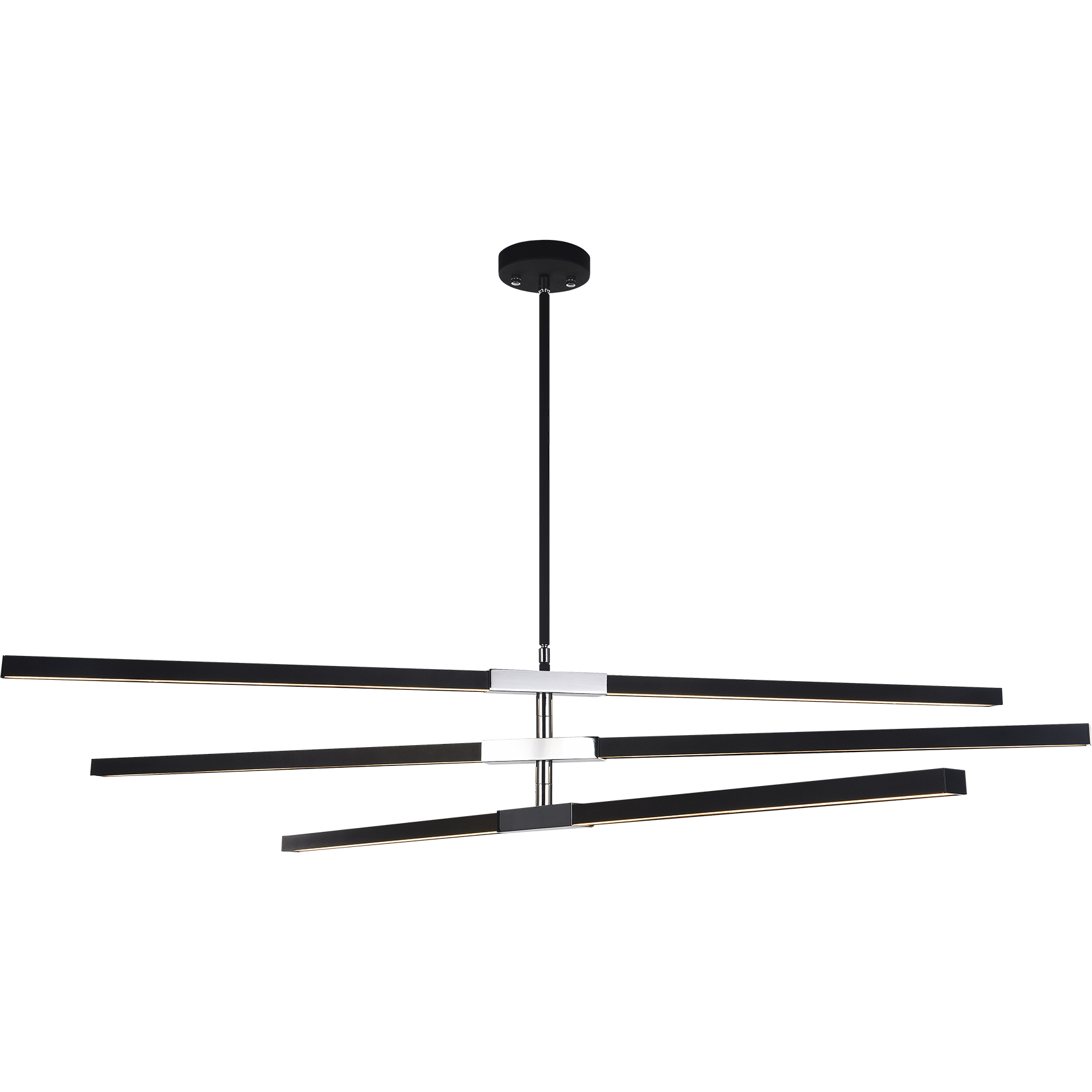 Lineare Linear Suspension Matte Black & Chrome