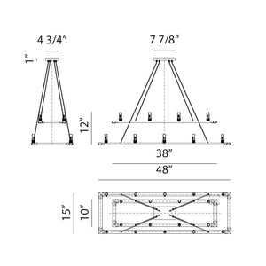 Cascadian 18-Light Chandelier