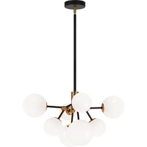 Novu Chandelier Aged Gold Brass