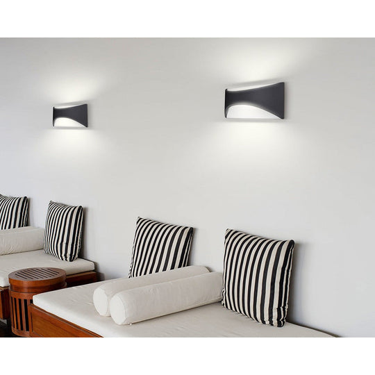 Cabo LED 12" Exterior Wall Arc Up/Down