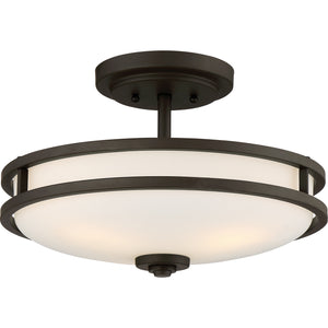 Cadet Semi Flush Mount Old Bronze