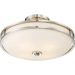 Cadet Semi Flush Mount Brushed Nickel