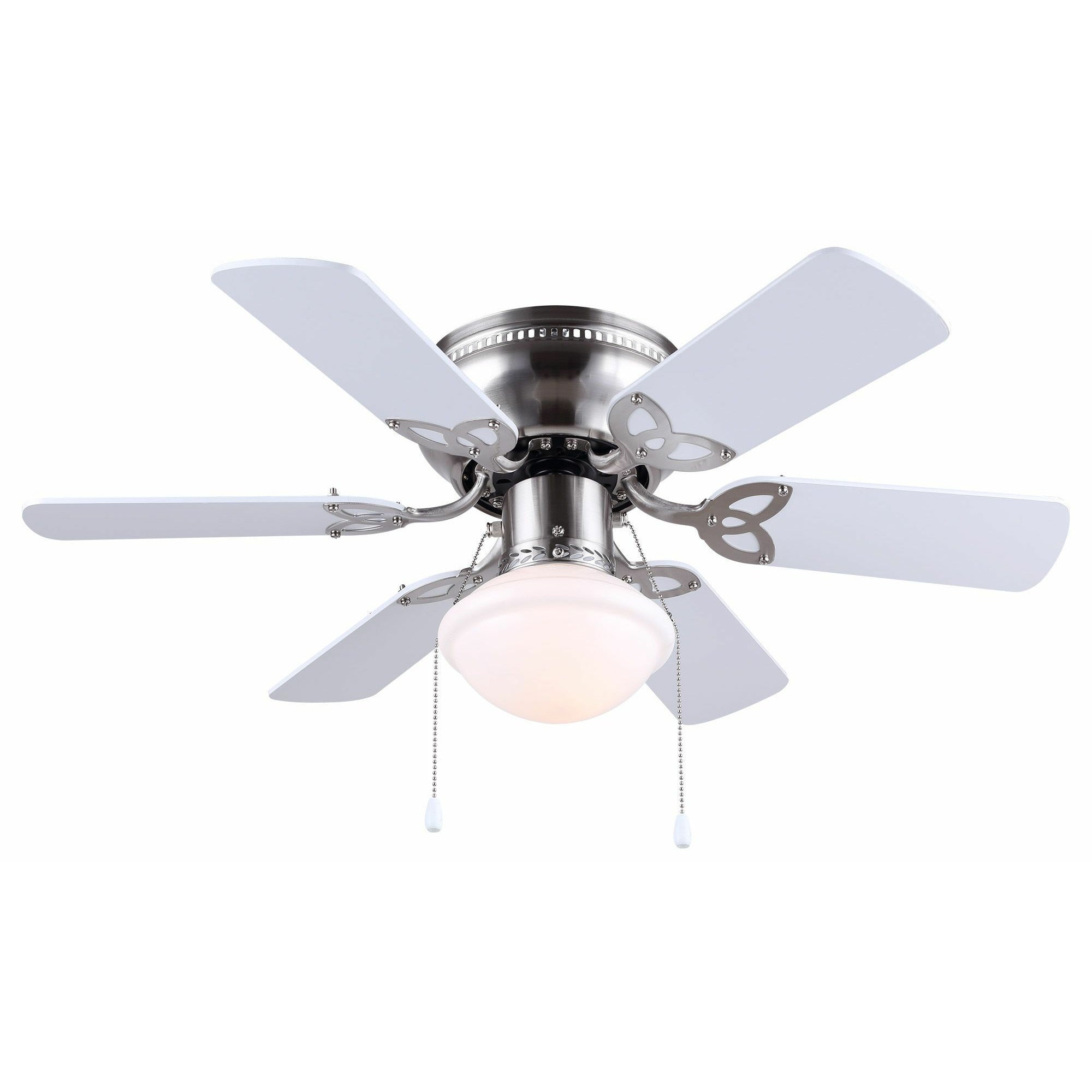 Twister Ceiling Fan Brushed Pewter