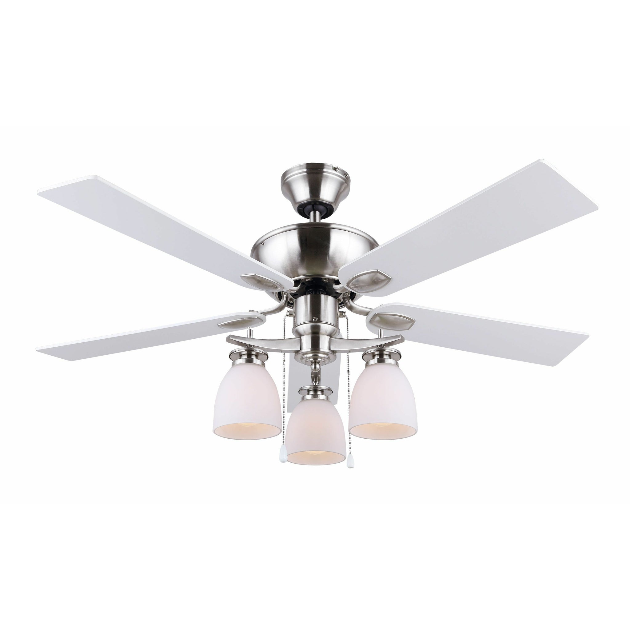 New Yorker Ceiling Fan Brushed Pewter