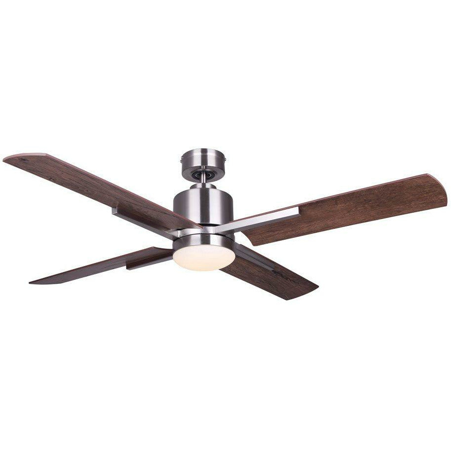 Loxley Ceiling Fan Brushed Nickel