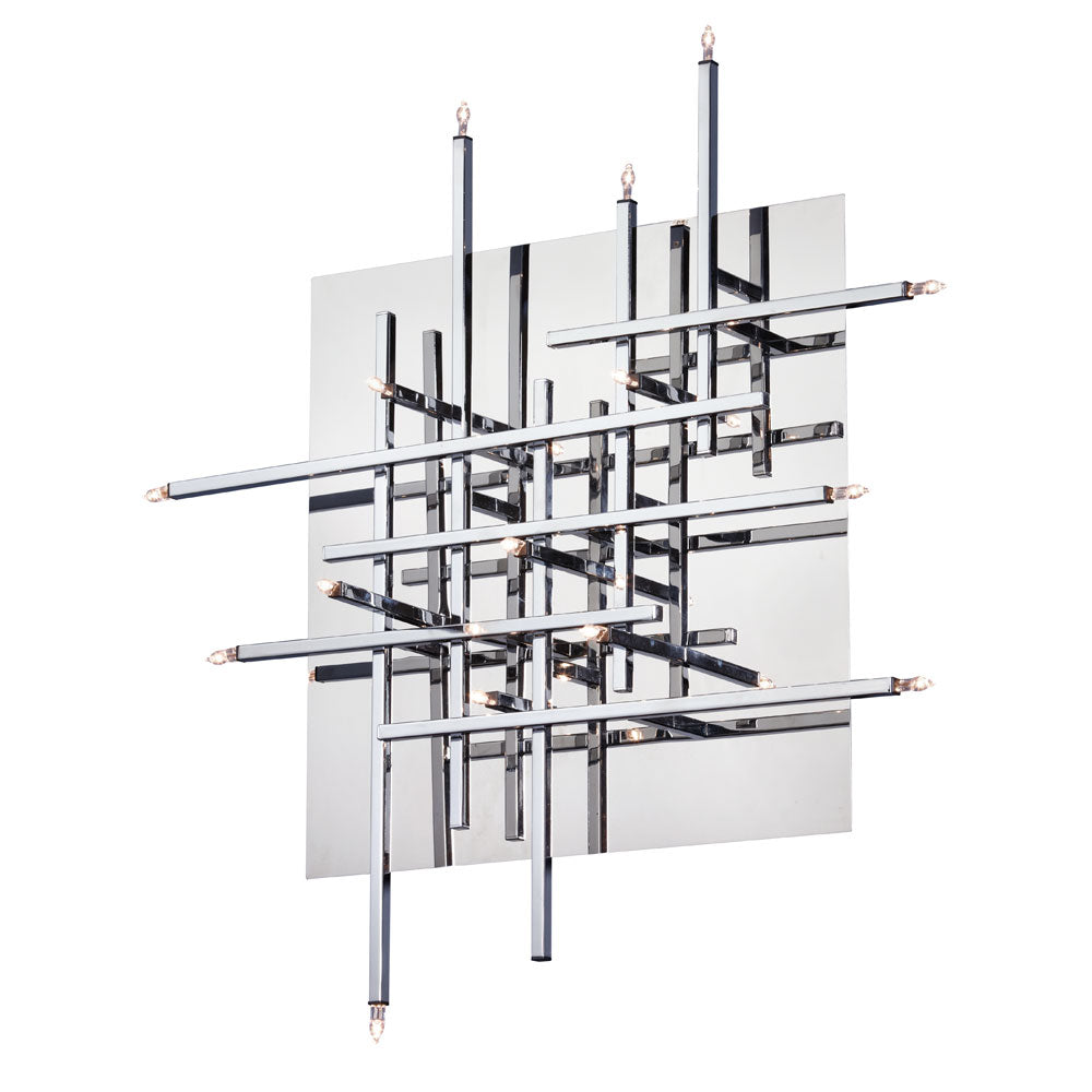 Mondrian Flush Mount Polished Chrome