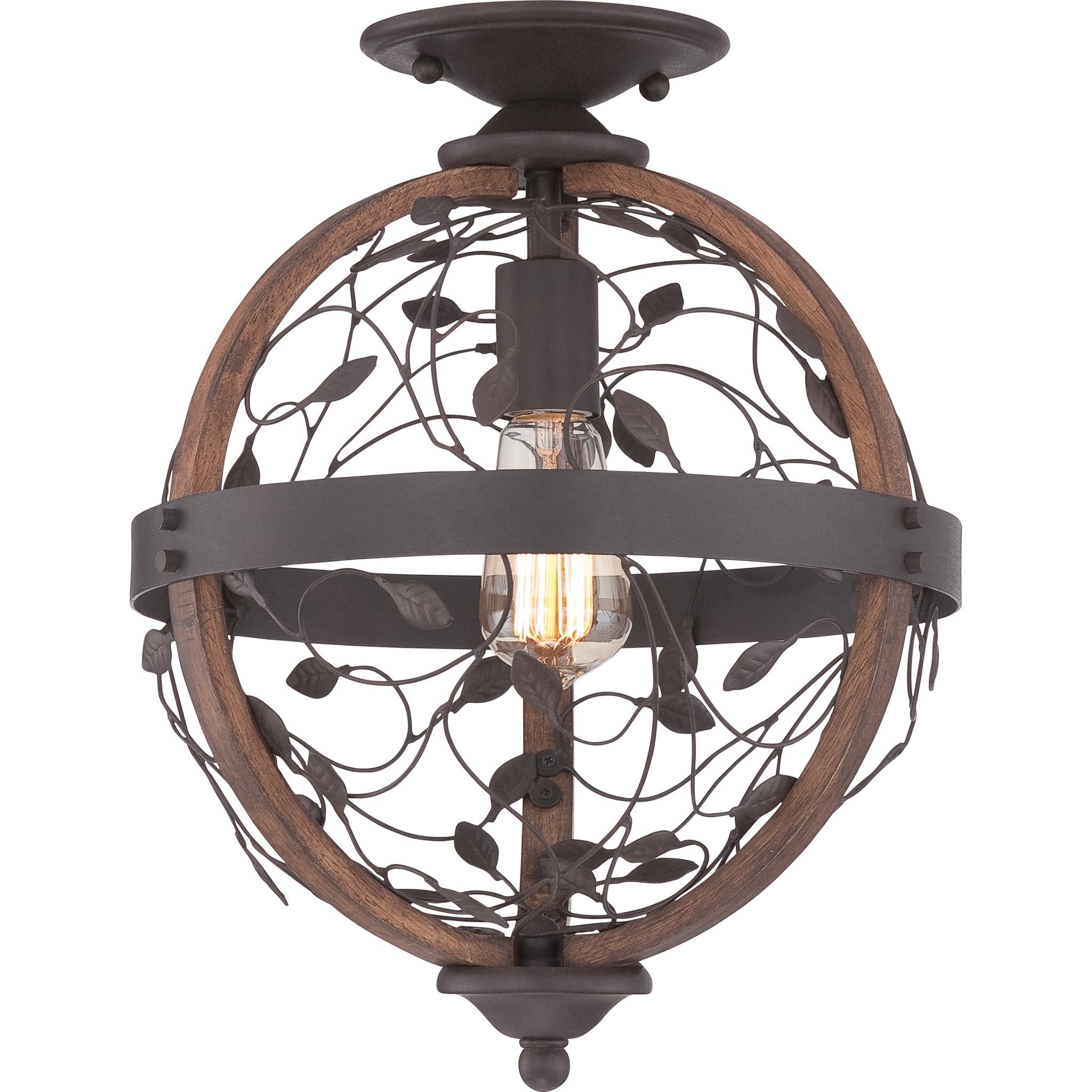 Chamber Flush Mount Darkest Bronze