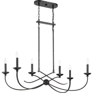 Calligraphy Linear Suspension Old Black Finish