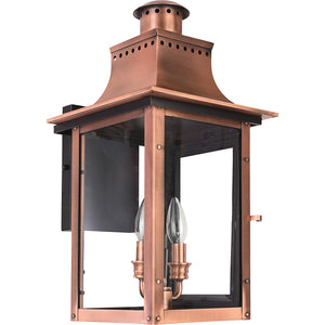 Chalmers Outdoor Wall Light Aged Copper