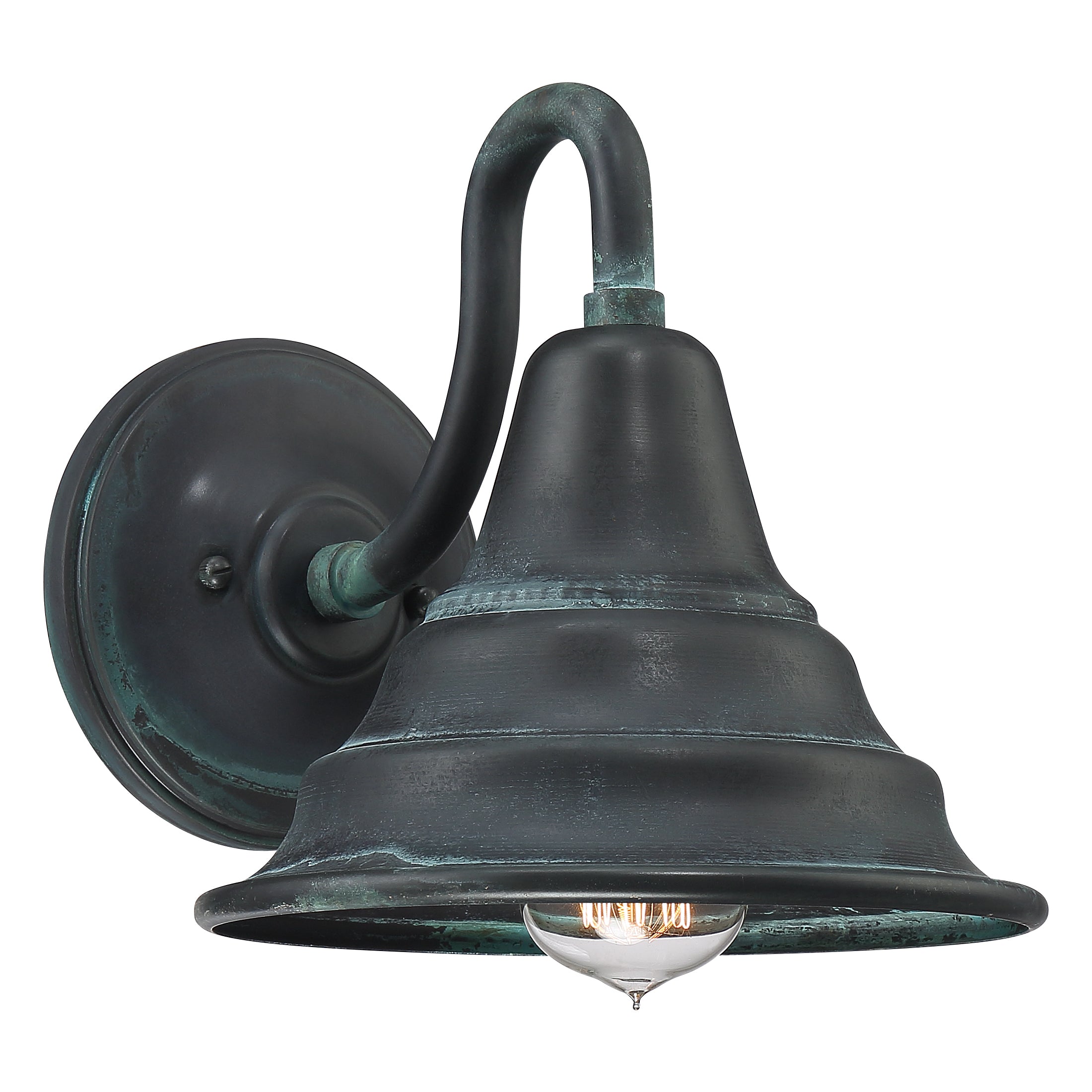 Carmel Outdoor Wall Light Aged Verde