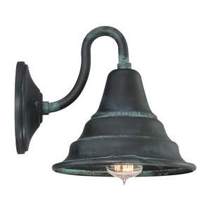 Carmel Outdoor Wall Light Aged Verde