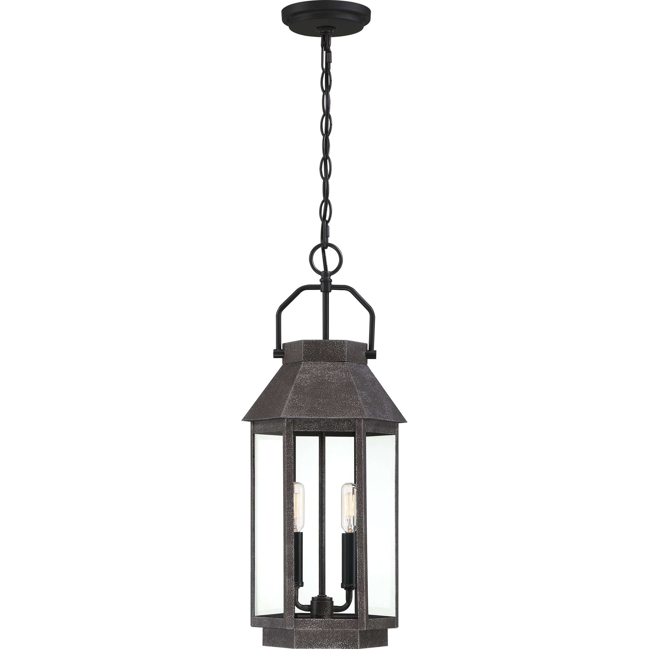 Campbell Outdoor Pendant Speckled Black