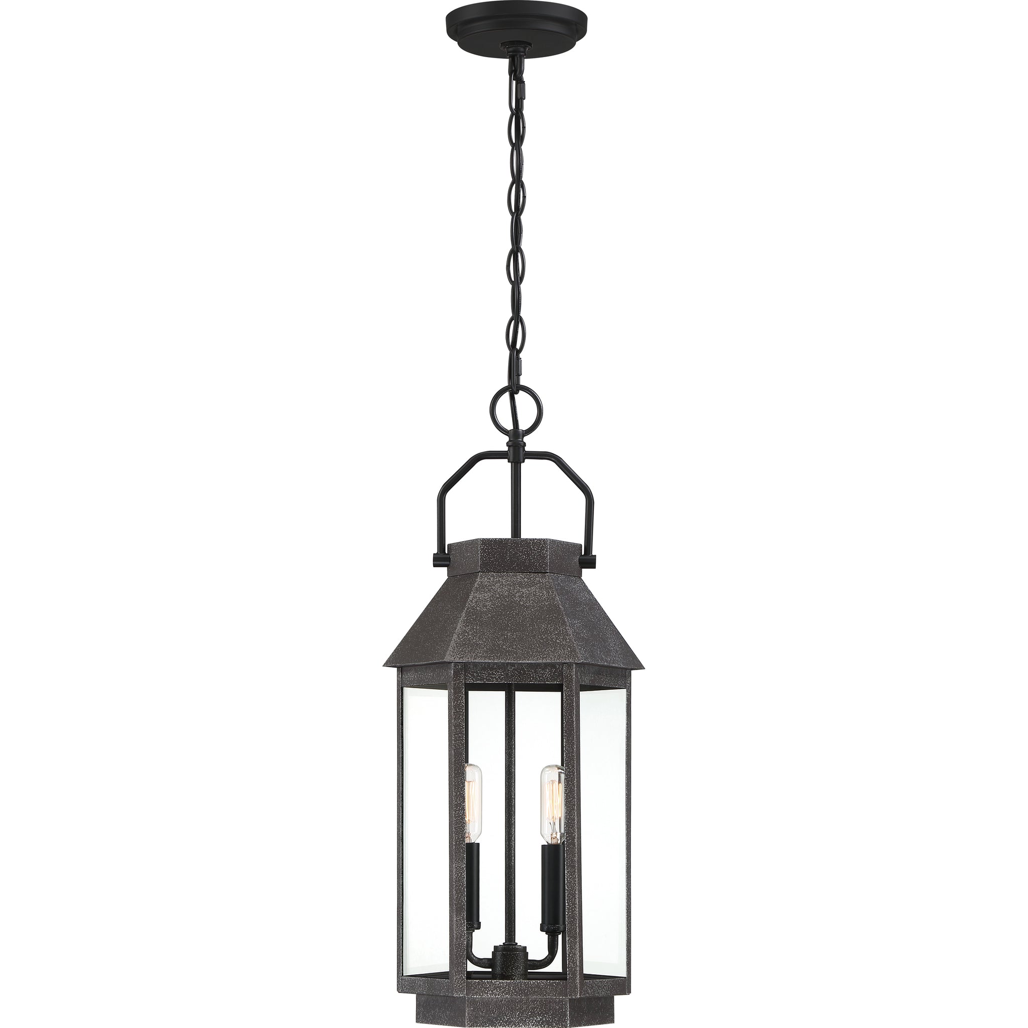 Campbell Outdoor Pendant Speckled Black