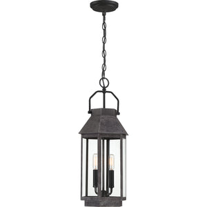 Campbell Outdoor Pendant Speckled Black