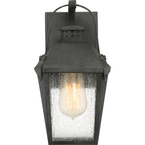 Carriage Outdoor Wall Light Mottled Black