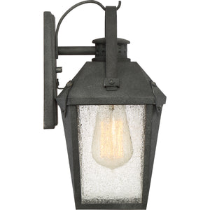 Carriage Outdoor Wall Light Mottled Black