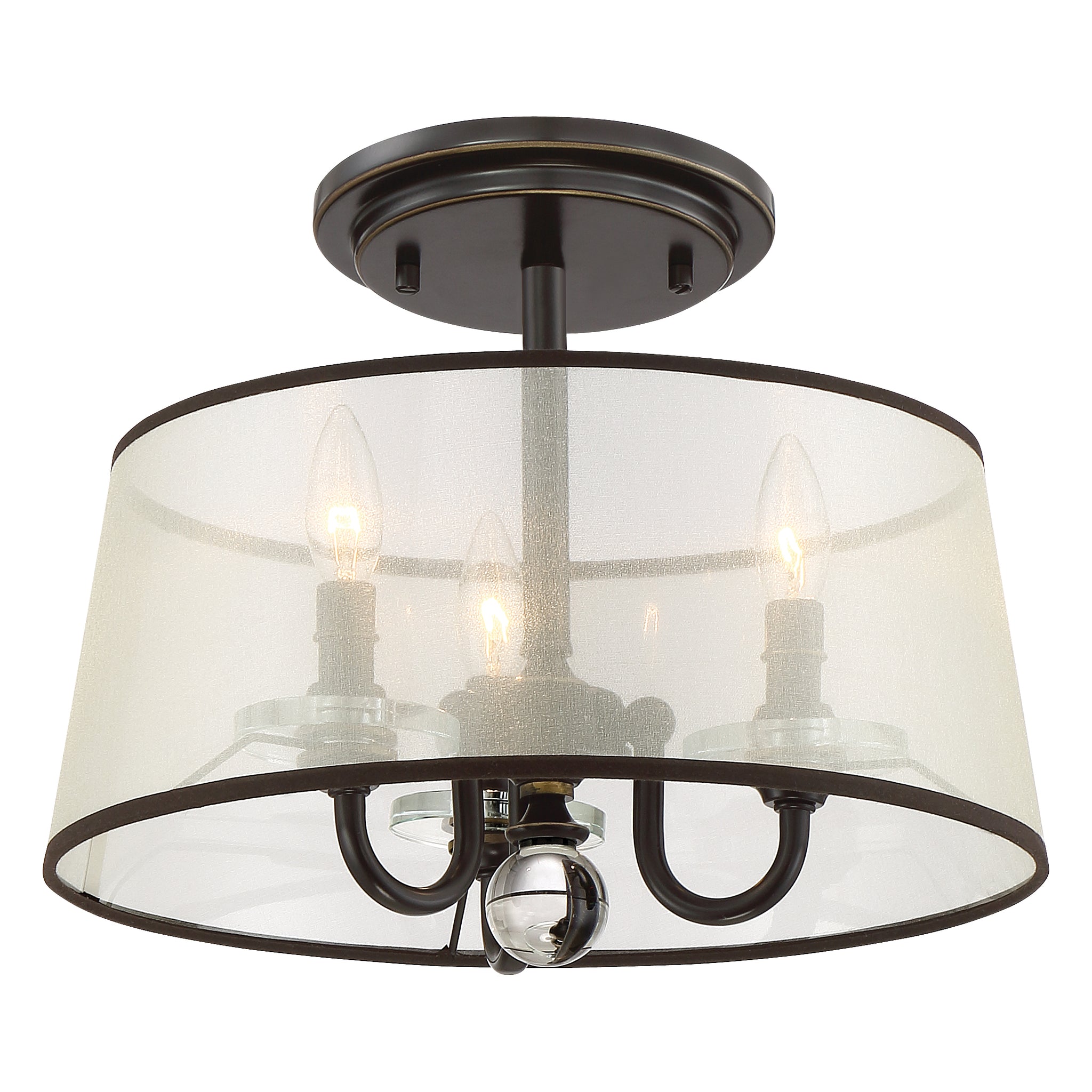 Ceremony Semi Flush Mount Palladian Bronze