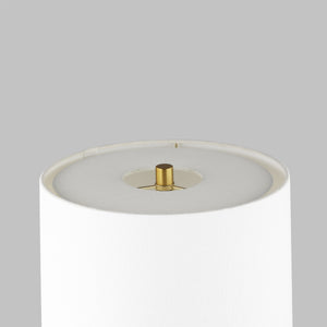 Morada Table Lamp Arctic White / Burnished Brass