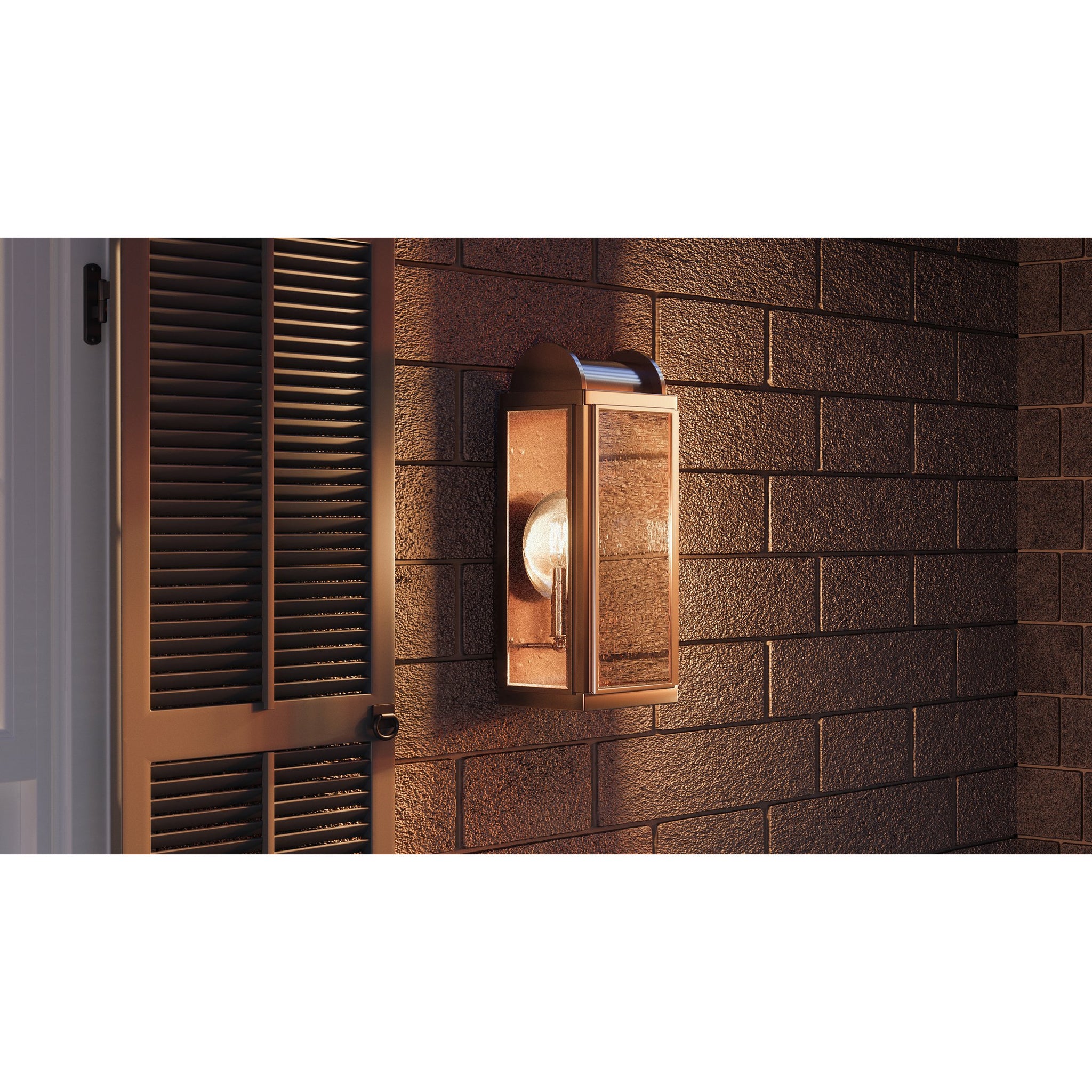Danville Outdoor Wall Light Aged Copper