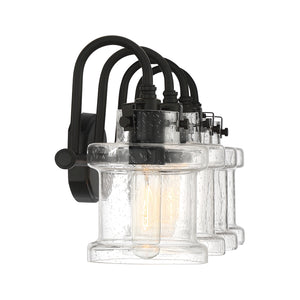 Danbury Vanity Light Earth Black