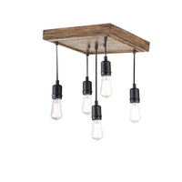 Timber Lodge Semi Flush Mount