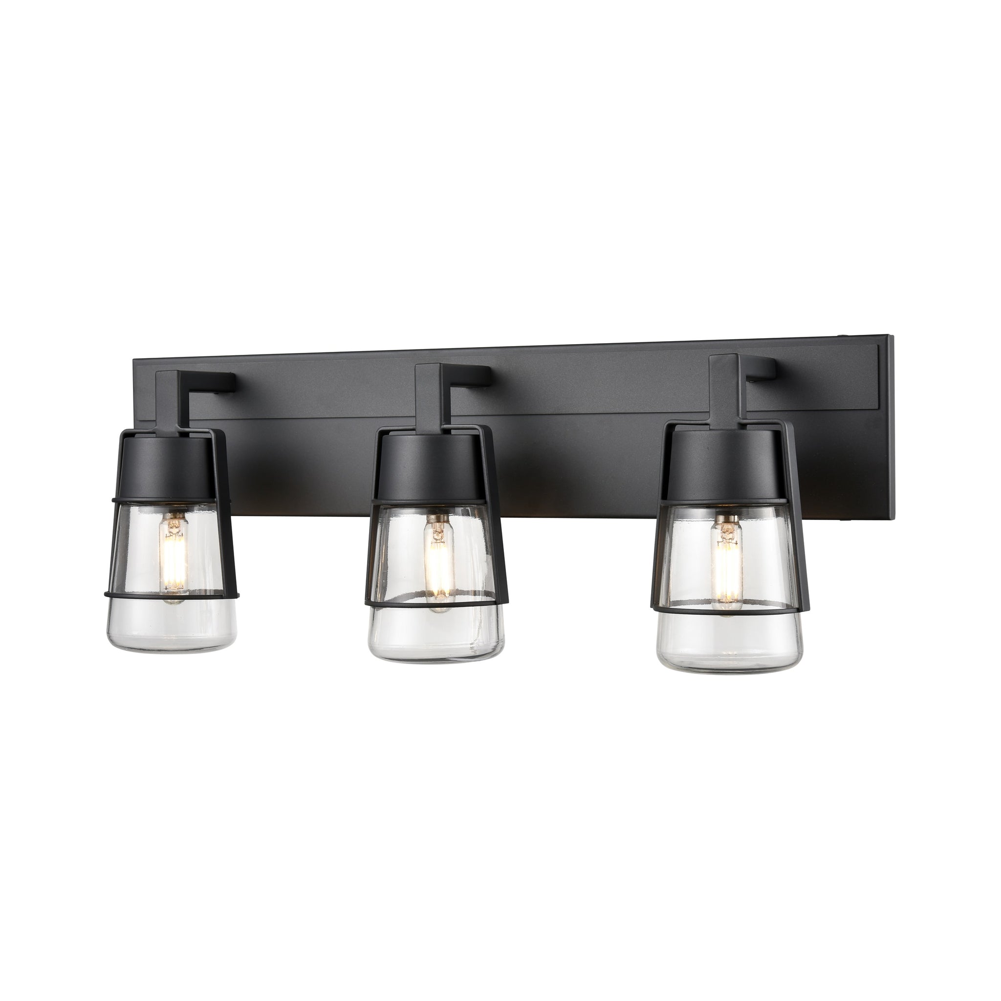Lake of the Woods Vanity Light Graphite with Clear Glass