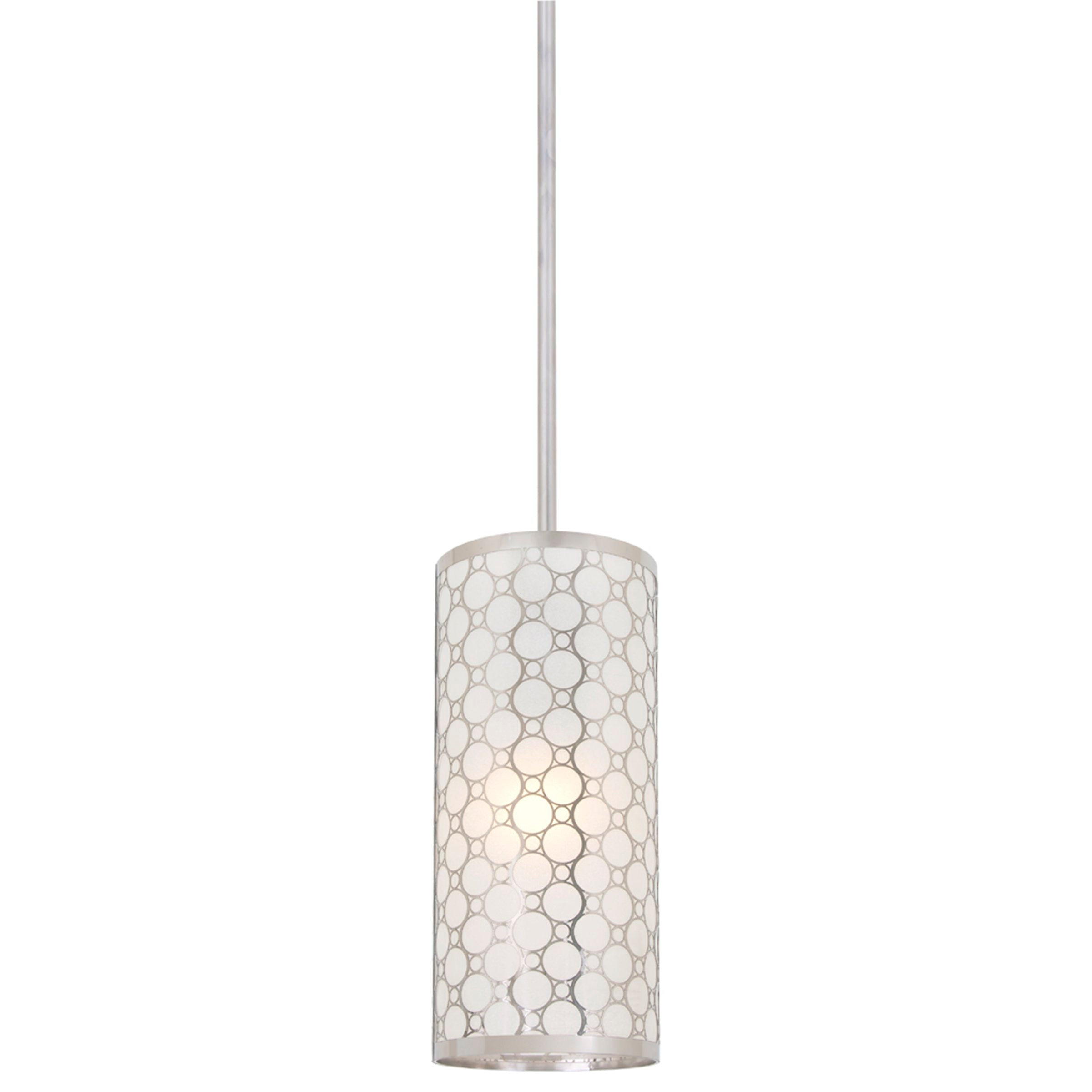 Trilogy Pendant Chrome with Stardust Shade