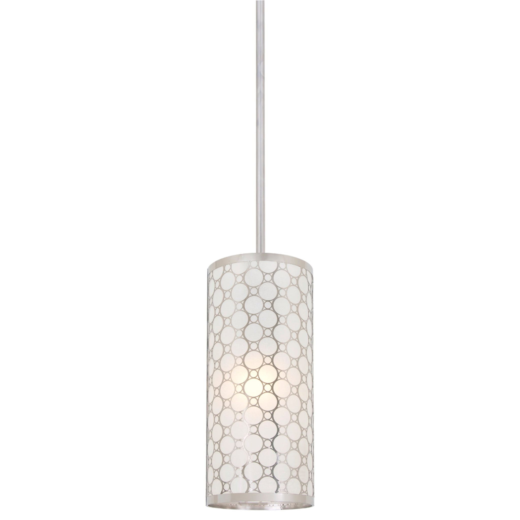 Trilogy Pendant Chrome with Stardust Shade