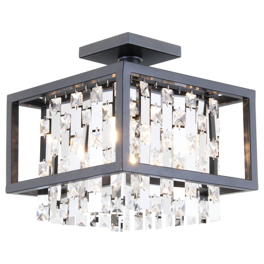 Amethyst Semi Flush Mount