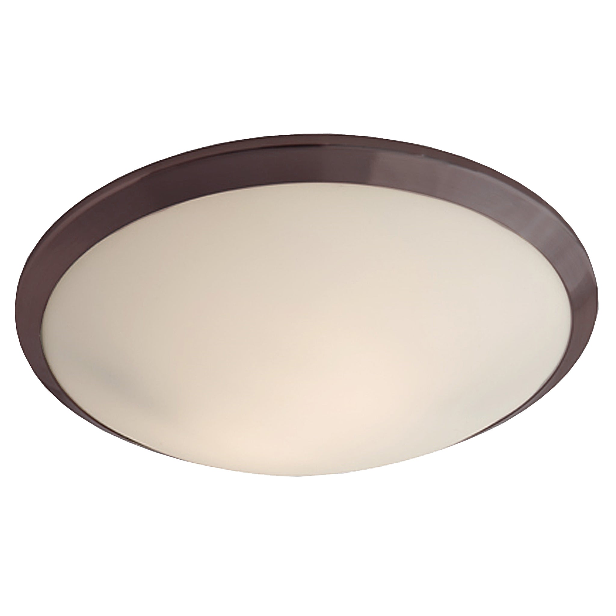 Essex Flush Mount Oil Rubbed Bronze with Half Opal Glass