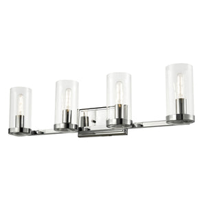 Erin Vanity Light Chrome with Clear Glass