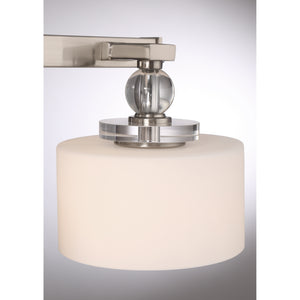 Downtown Vanity Light Brushed Nickel