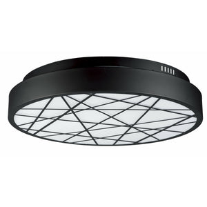 Intersect Flush Mount Black