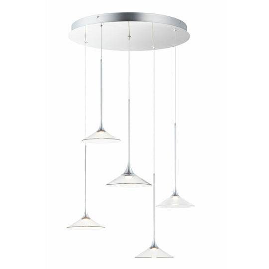 Cono LED 5-Light Pendant