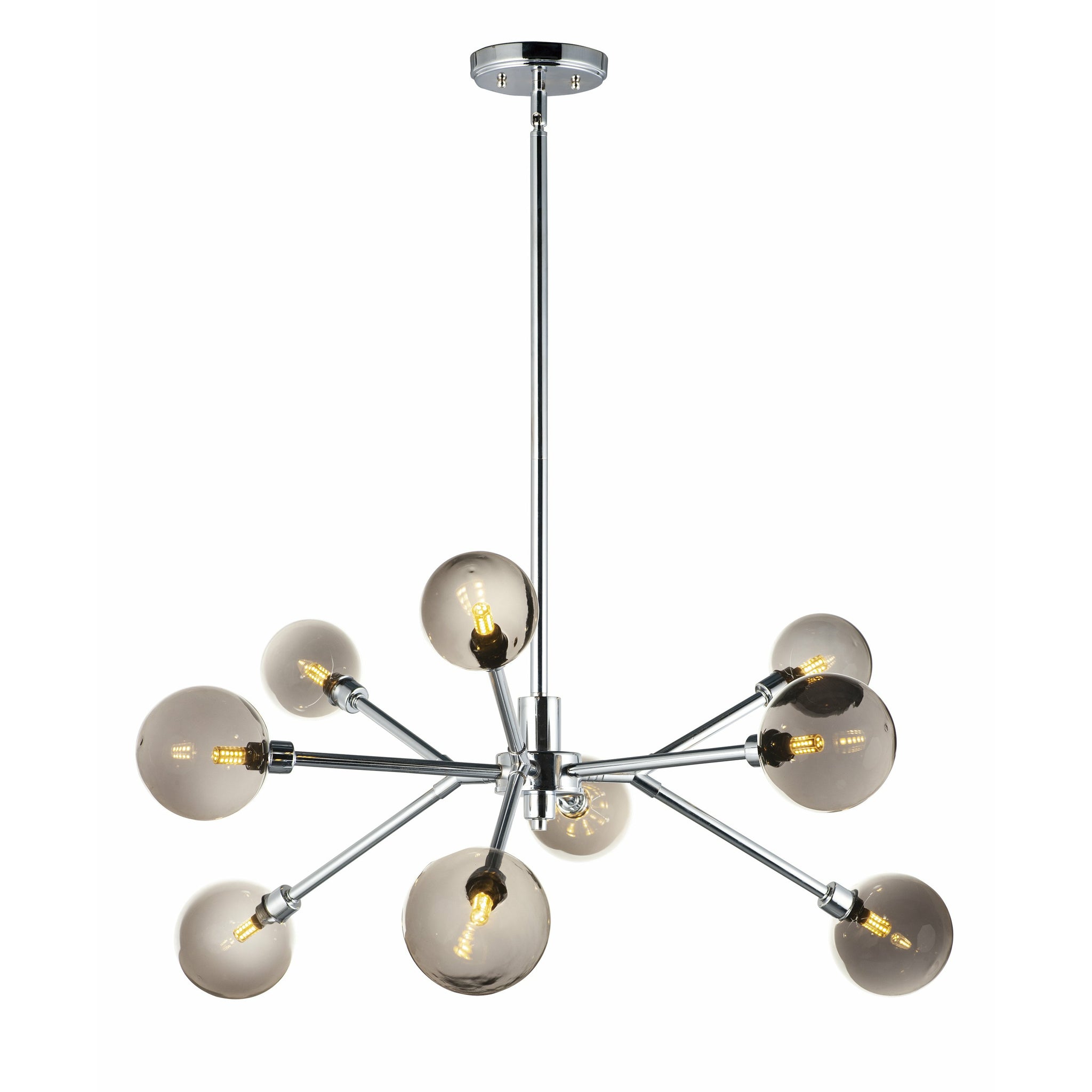 Asteroid Chandelier Polished Chrome