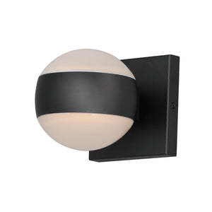 Modular Globe 2-Light LED Outdoor Wall Light
