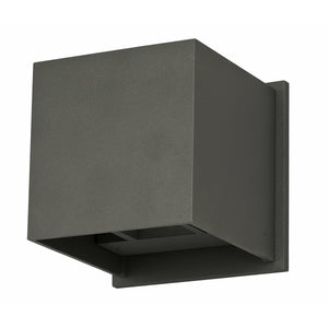 Alumilux Cube Outdoor Wall Light Bronze
