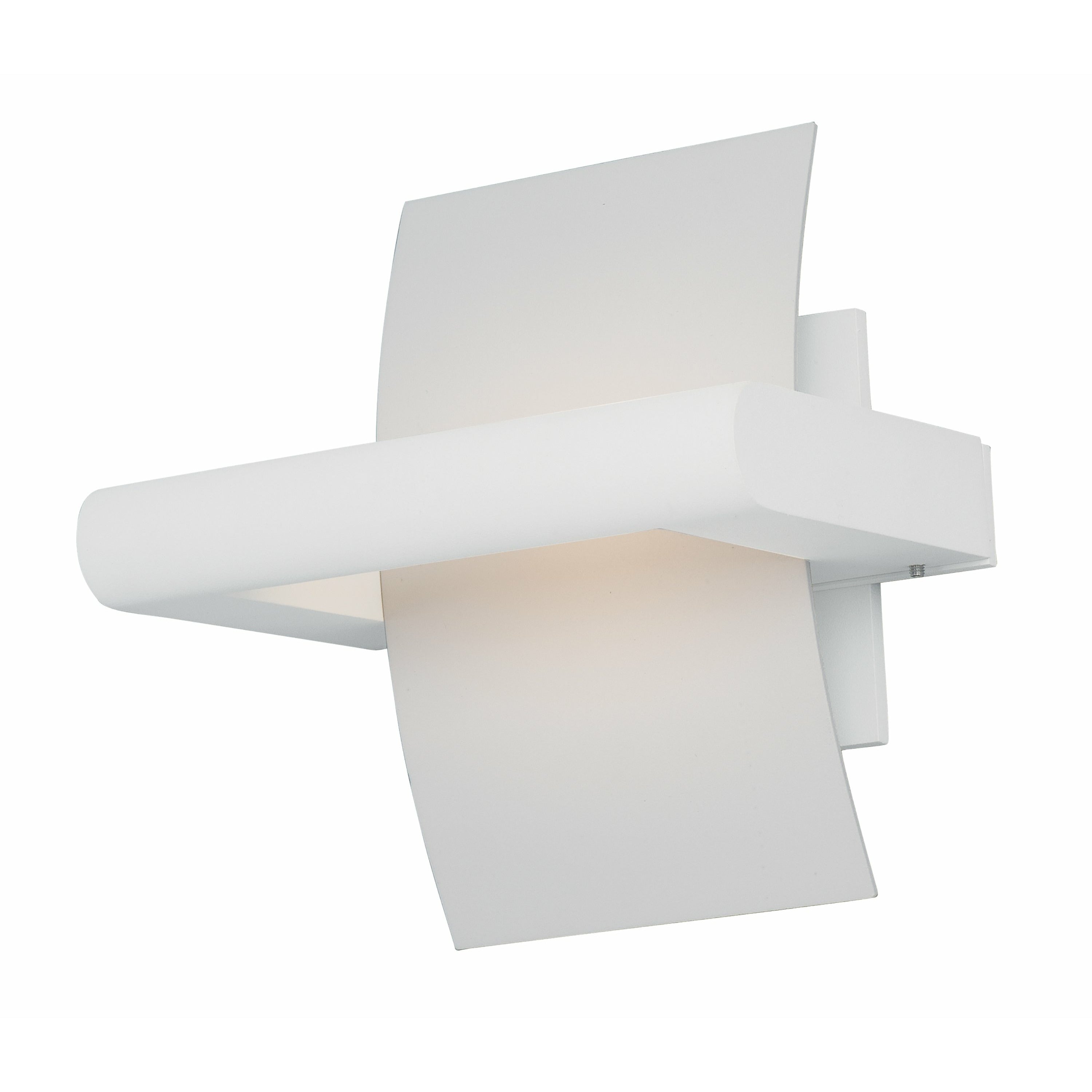Alumilux Arc Outdoor Wall Light White