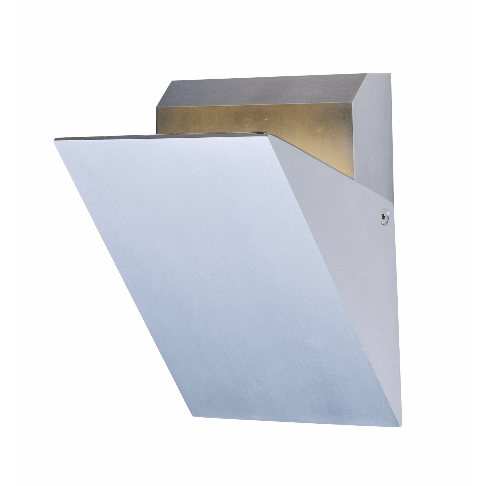 Alumilux Tilt Outdoor Wall Light Satin Aluminum