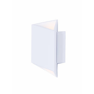 Alumilux Facet Outdoor Wall Light White