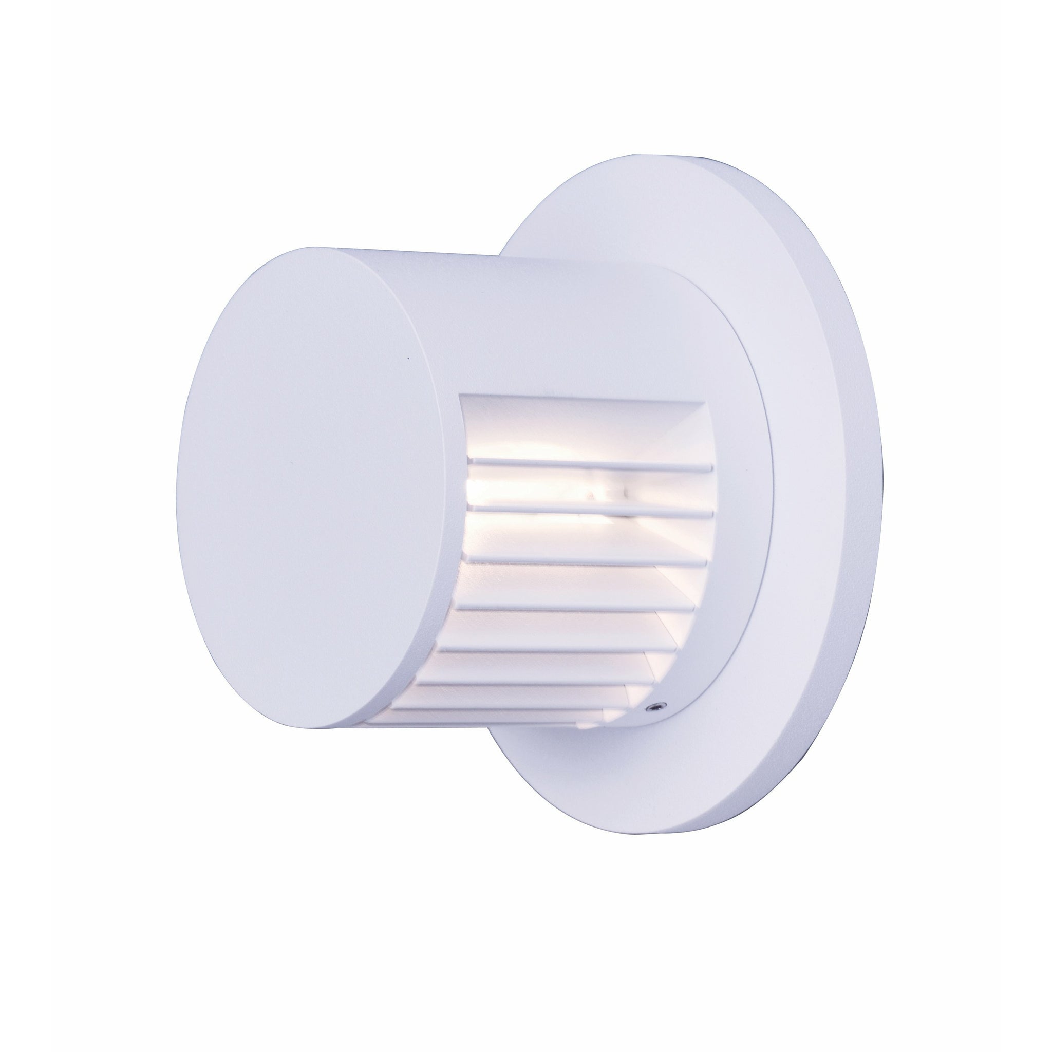 Alumilux Spoked Outdoor Wall Light White