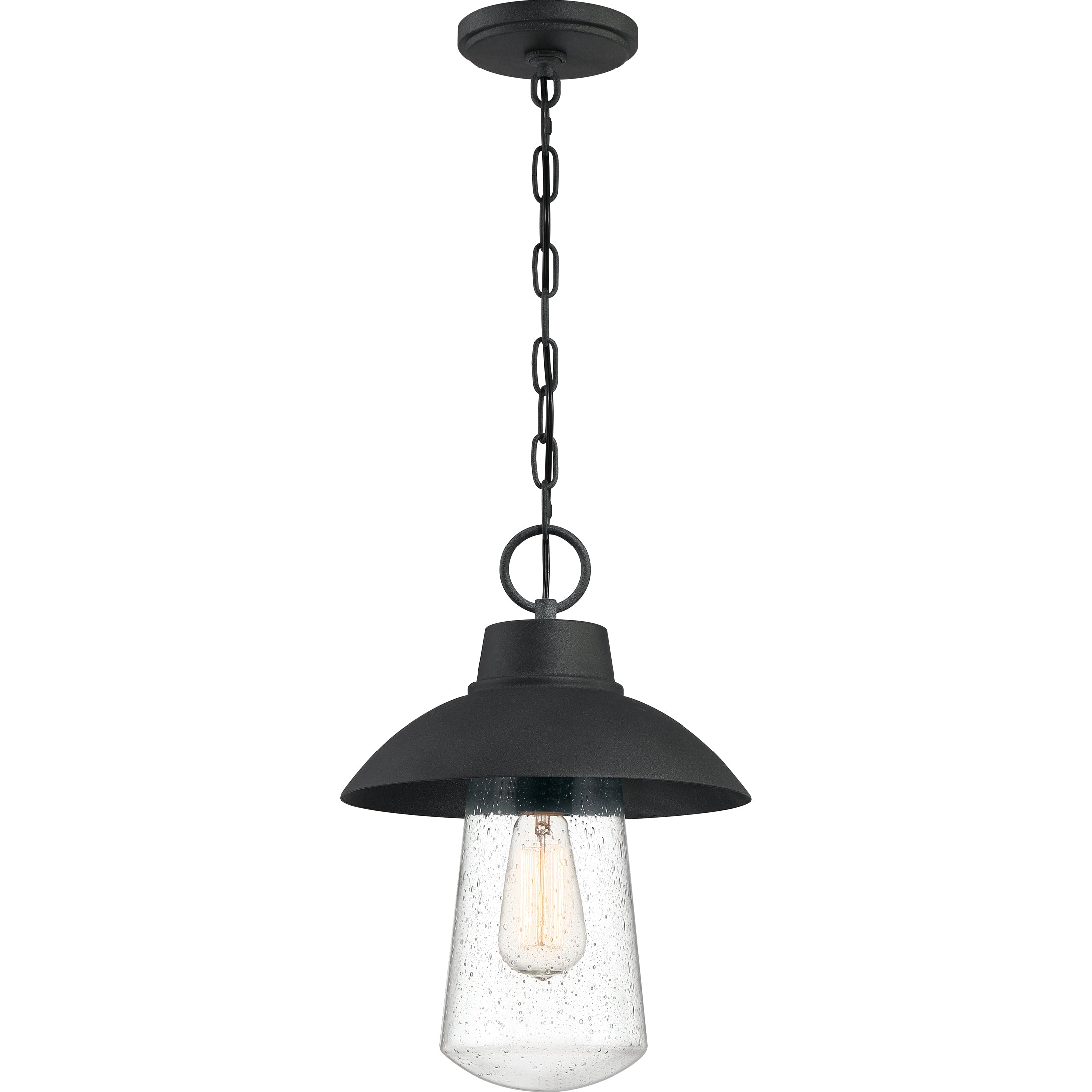 East Bay Outdoor Pendant Mottled Black